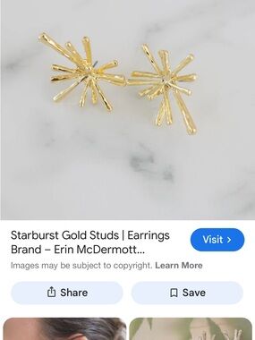 Erin McDermott starburst earrings